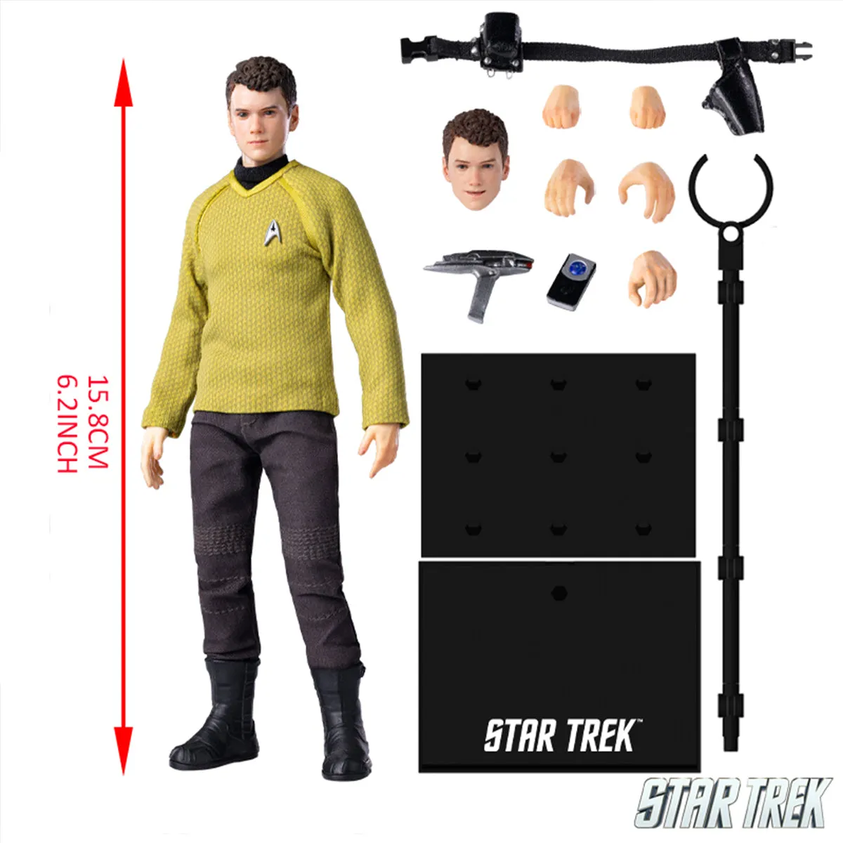 HiPlay HIYA Star Trek Chekov Action Figure Exquisite Super Series